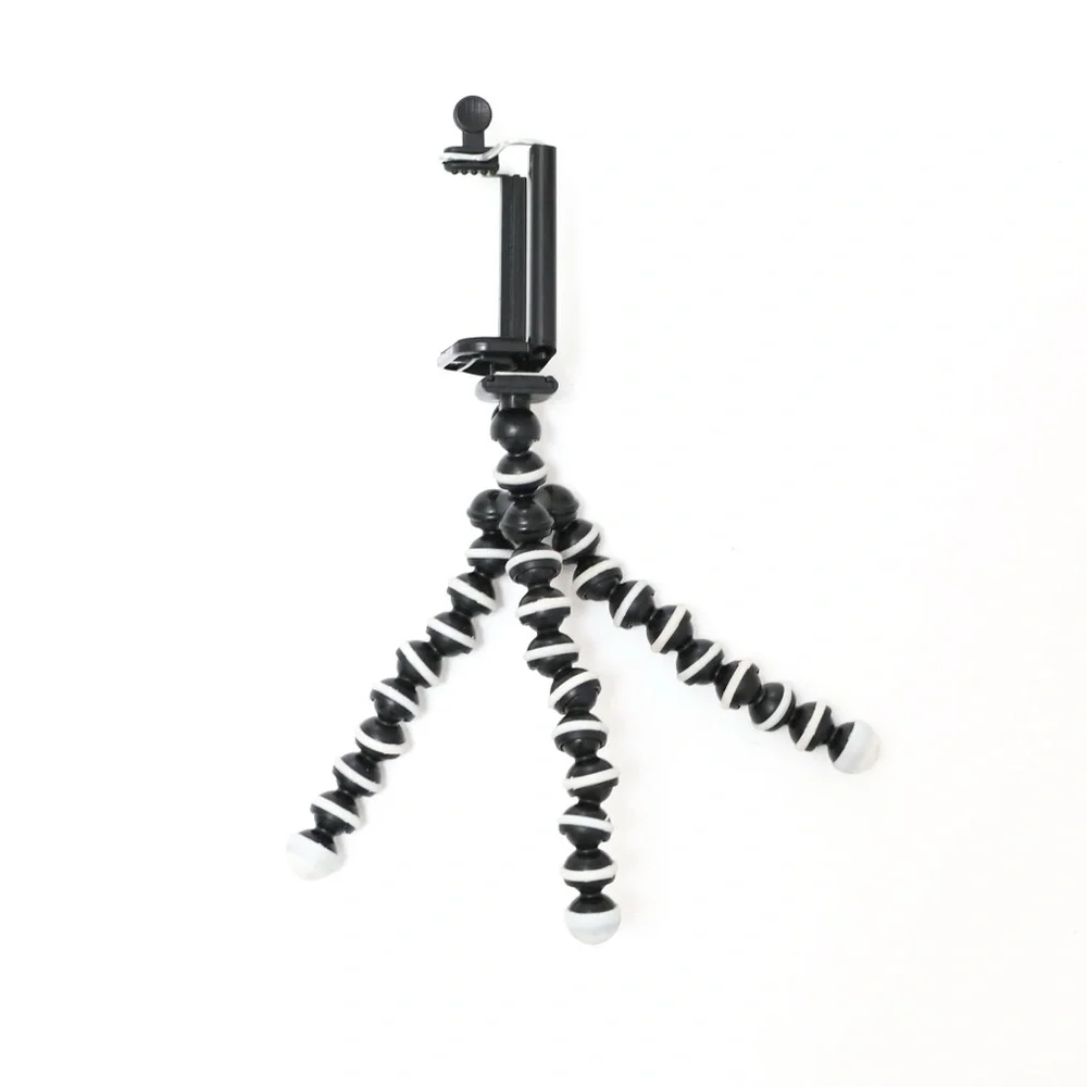 Small plastic spider tripod adjustable grip plastic flexible smartphone holder